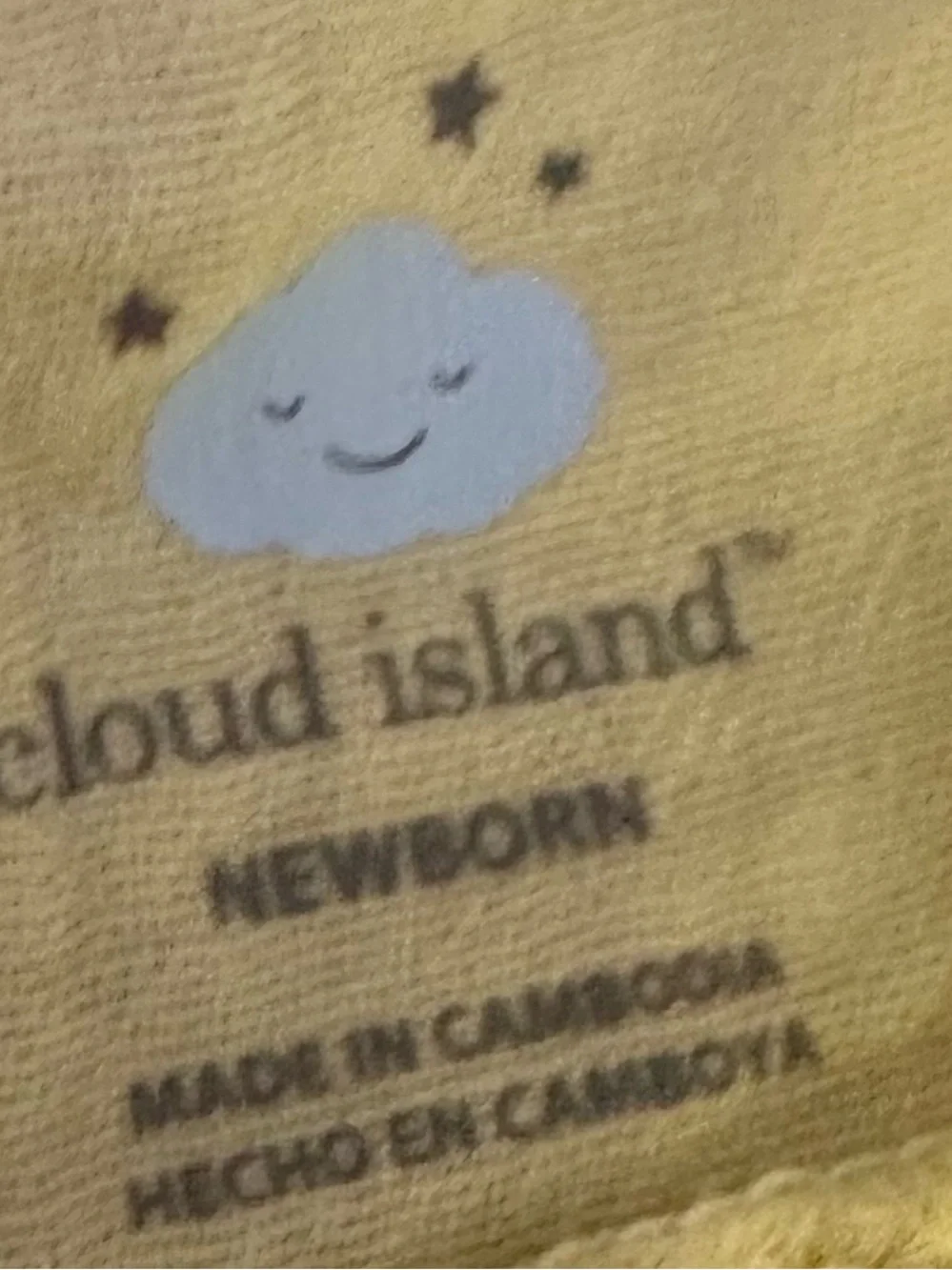 cloud island Yellow Two-Piece Baby Girls Top and Shorts Set